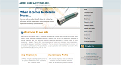 Desktop Screenshot of amerihose.thefourdy.com